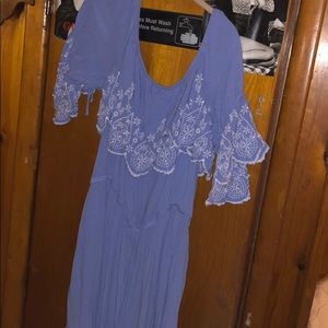 Blue romper (only worn once)
